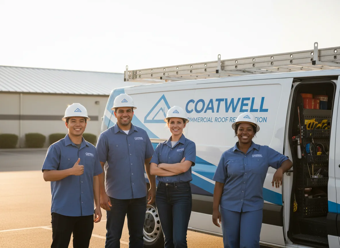 Commercial roof coating company in Trafalgar, IN